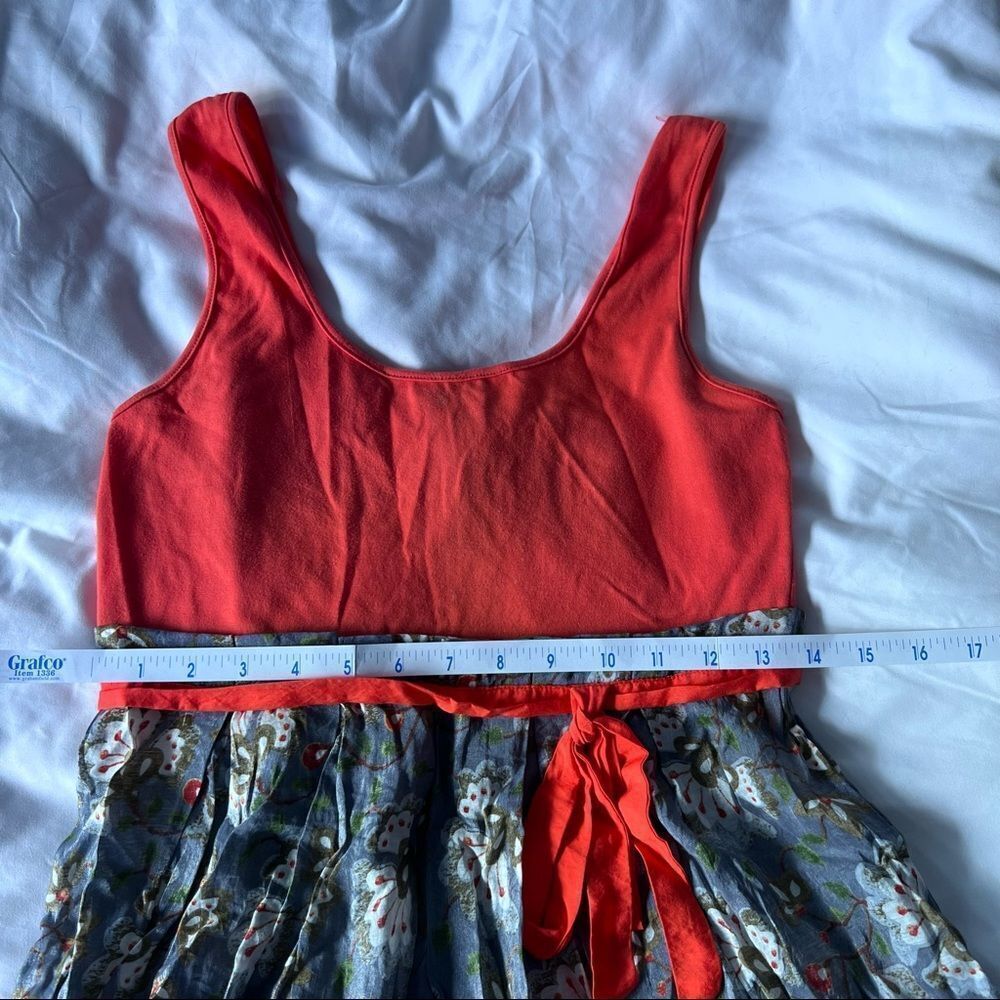 floral print empire waist sleeveless dress - Picture 8 of 15